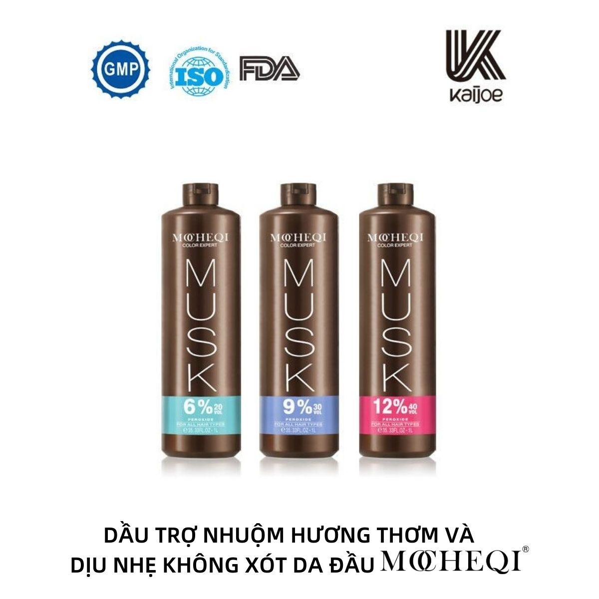 Oxy trợ nhuộm không xót da đầu MOCHEQI Musk 1000ml – KOSMETICS.VN