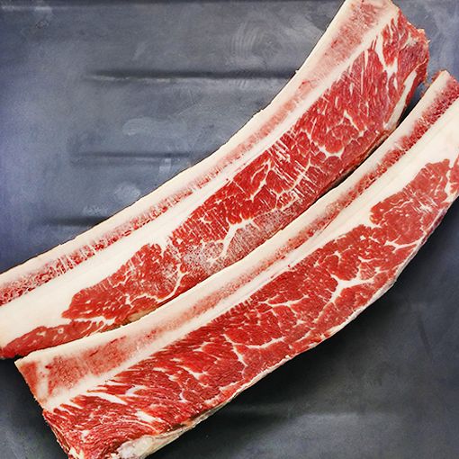 우대갈비 1kg  /WOO-DAE GALBI / Sườn non bò Mỹ có xương (cắt khúc dài) (1kg) [Beef] 