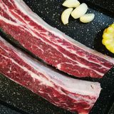  우대갈비 1kg  /WOO-DAE GALBI / Sườn non bò Mỹ có xương (cắt khúc dài) (1kg) [Beef] 