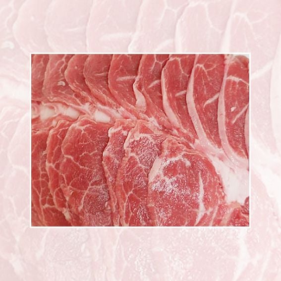  돼지 앞다리살 제육용 커팅 / Nạc Vai HEO (CẮT 2mm) 500g [Pork] 