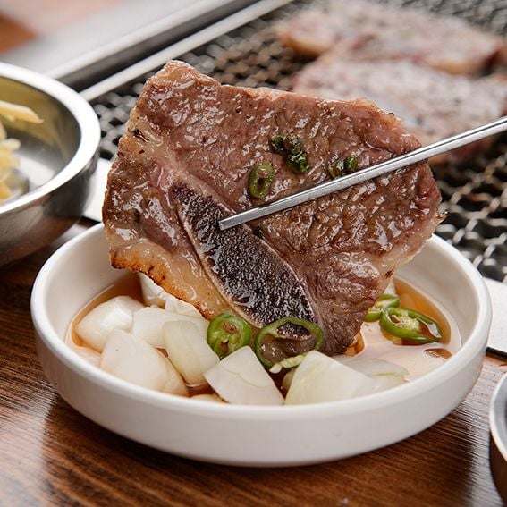  LA 양념 소갈비 / SƯỜN BÒ LA GALBI ƯỚP TƯƠNG TỎI 1KG [Pre-cooked] 