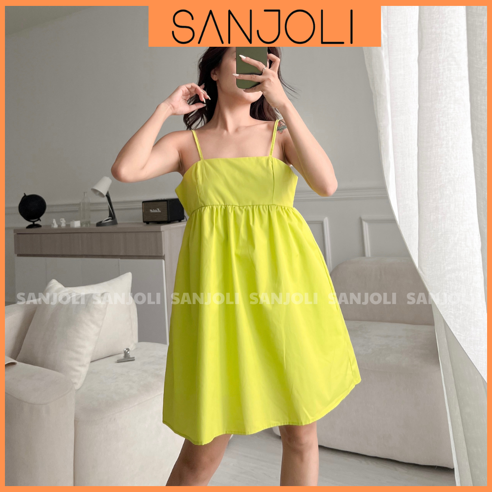 Váy Babydoll 2 Dây Buộc Nơ Công Chúa Trắng Nơ Ngực MixASale #36 Váy Babydoll 2 Dây Buộc Nơ Công Chúa Trắng Nơ Ngực MixASale