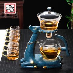 Bộ ấm pha trà thủy tinh Nguyệt Lộc