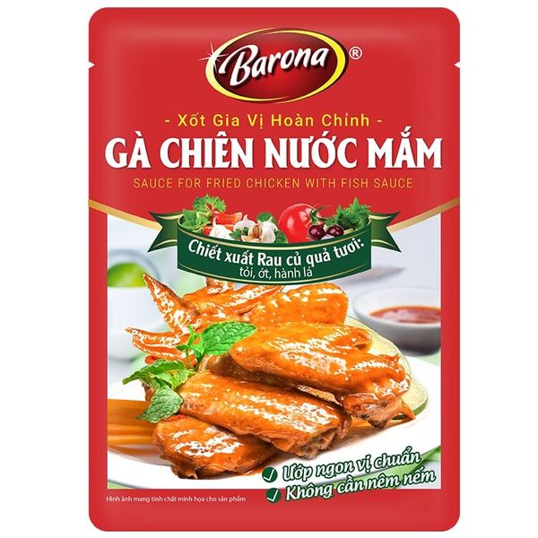 Xốt GVHC Gà chiên nước mắm Barona 80g