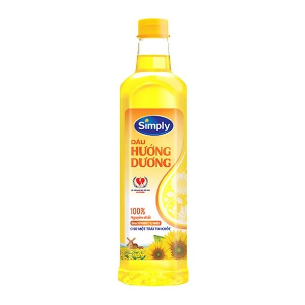 Dầu Ăn Hướng Dương Simply Chai 1L (OP-S106)