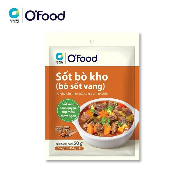 Sốt bò kho (Bò sốt vang) O'Food 50g