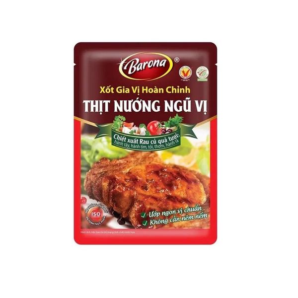 Xốt GVHC Thịt nướng ngũ vị Barona 80g