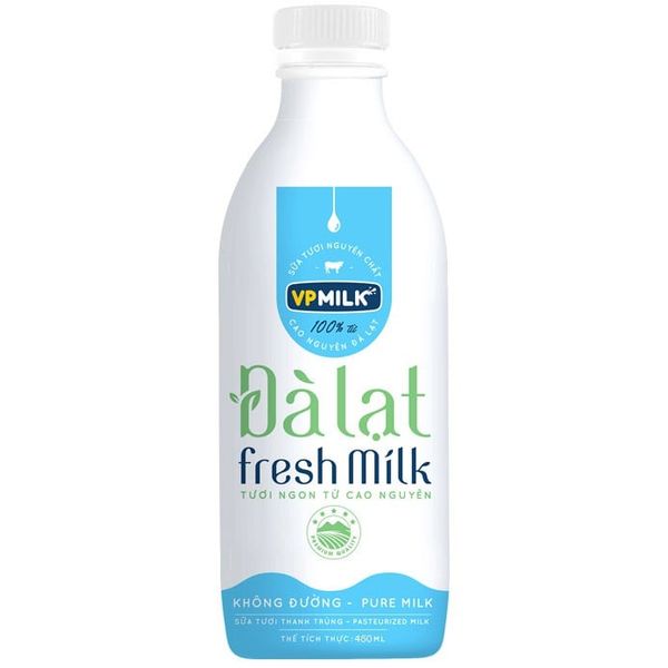 ST thanh trùng không đường VPMilk 450ml