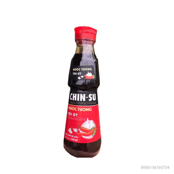 Nước tương Chinsu tỏi ớt 330ml