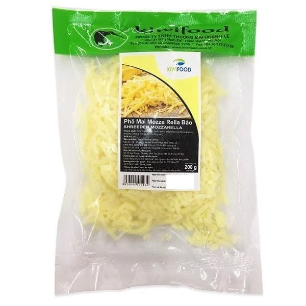 Phô mai Mozzarela bào 200g