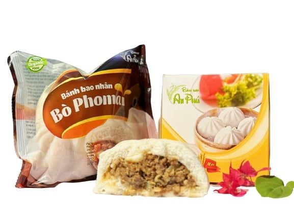 Bánh bao nhân bò phomai 130g An Phú