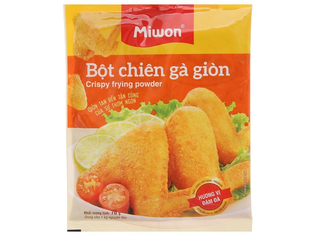 Bột Chiên Gà Giòn Miwon Gói 70g