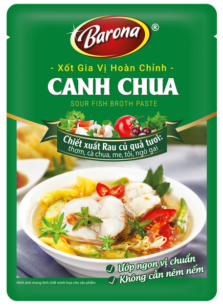 Xốt GVHC Canh chua Barona 80g