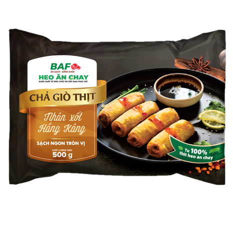 Chả Giò Nhân Thịt Xốt HK 500G