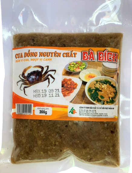 Cua Đồng Nguyên Chất Bà Bích - 200g