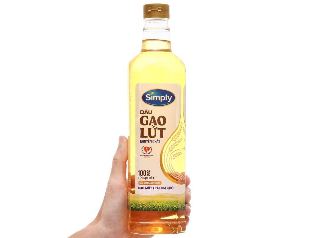 Dầu Gạo Lứt Simply Chai 1L