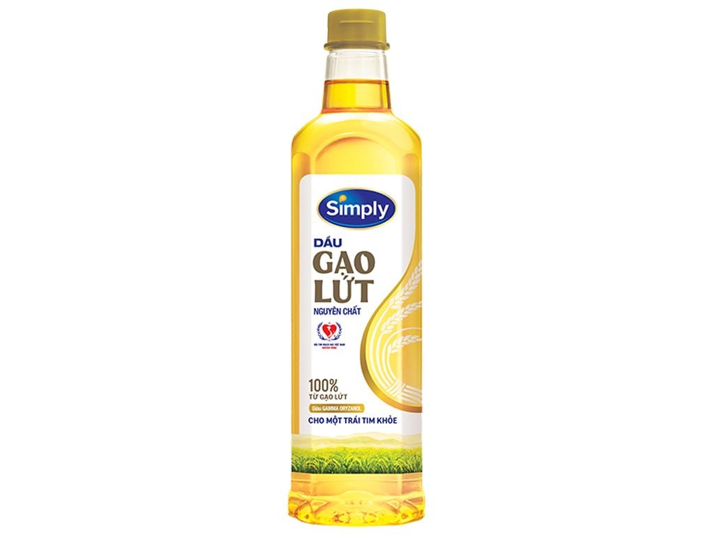 Dầu Gạo Lứt Simply Chai 1L