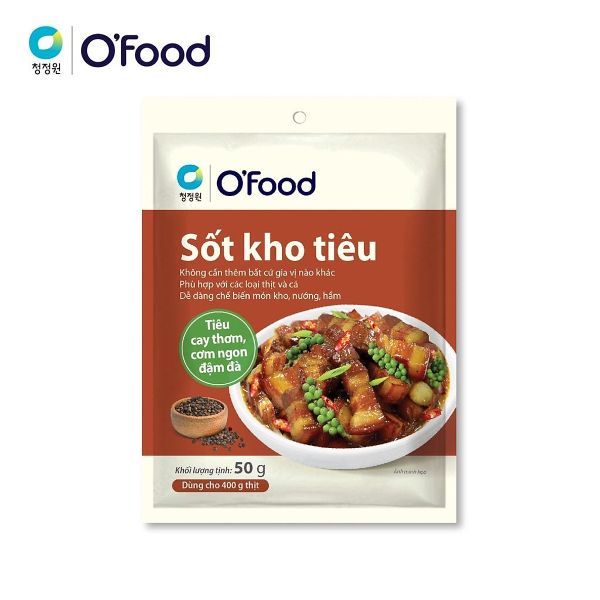 Sốt kho tiêu O'Food 50g
