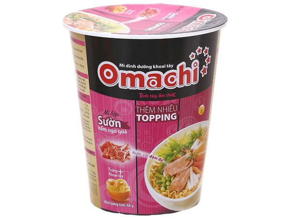 Mì hộp Omachi sườn hầm ngũ quả 67g