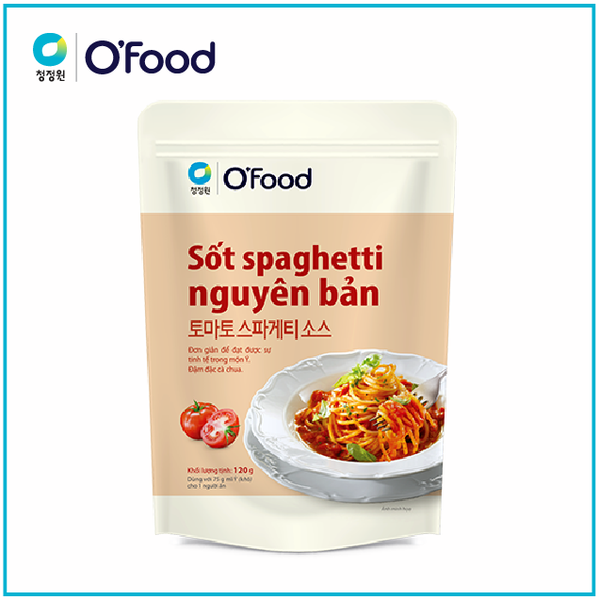 Sốt Spaghetti nguyên bản 120g O'Food
