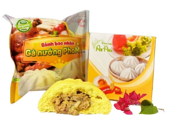 Bánh bao nhân gà nướng phomai 130g An Phú