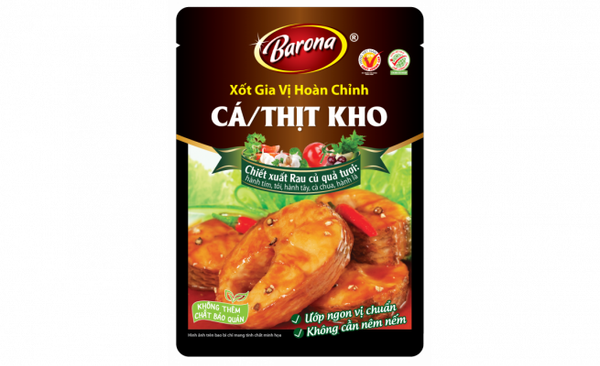 Xốt GVHC Cá/Thịt kho Barona 80g