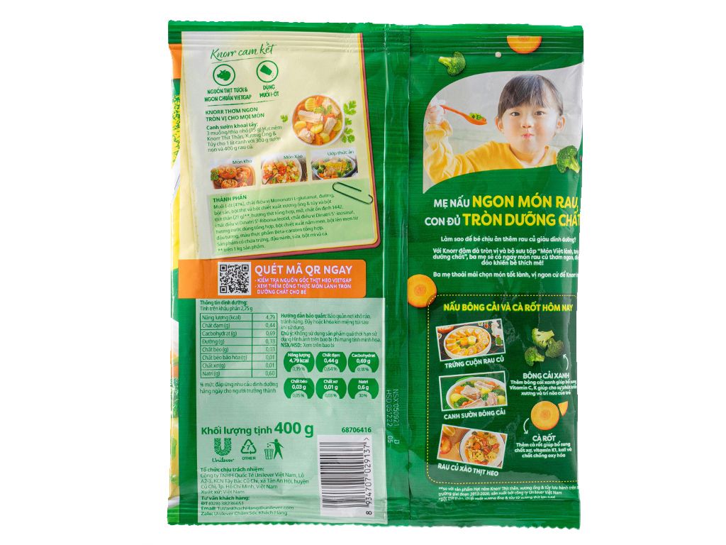 Hạt Nêm Knorr Gói 400g