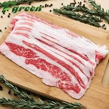 Ba chỉ bò cắt lát 500gr/khay