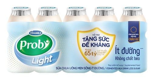 Sữa Chua Uống ít đường Vinamilk Probi 5x65ml