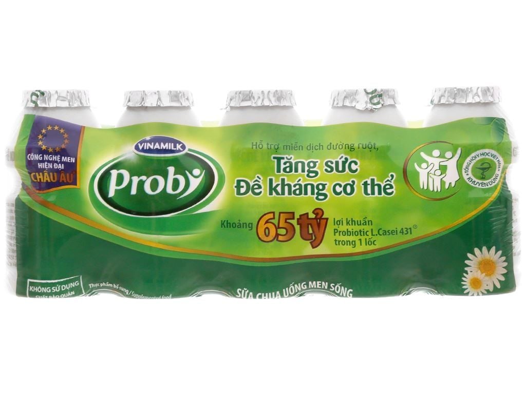 Sữa Chua Uống có đường Vinamilk Probi 5x65ml