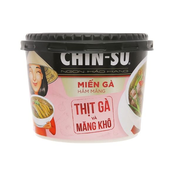 Miến gà hầm măng có thịt Chinsu tô 123g