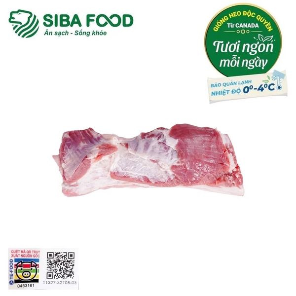 Nạc Tấm (Nạc Ba Chỉ) Heo ăn chay BAF 500g (TAAL)