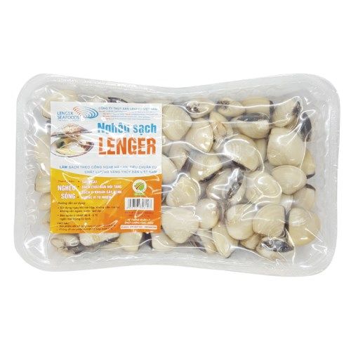 Nghêu Trắng Sạch Lenger Gói 1.2kg