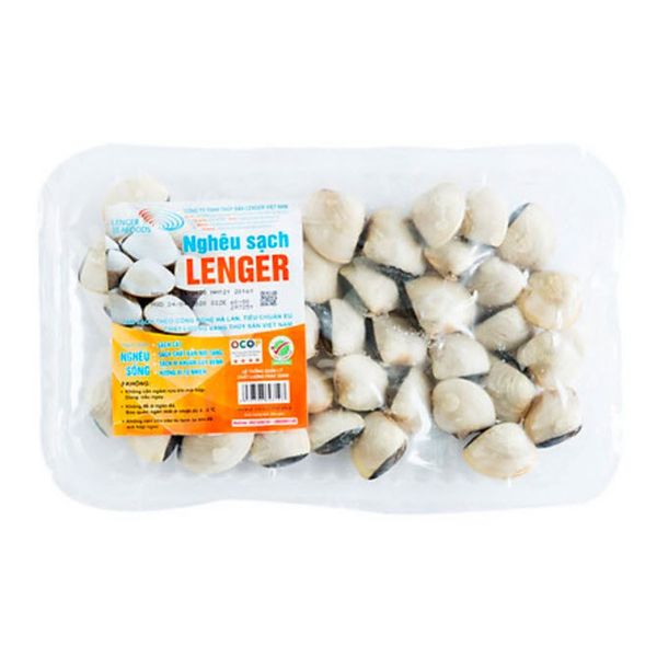 Nghêu Trắng Sạch Lenger Gói 600g