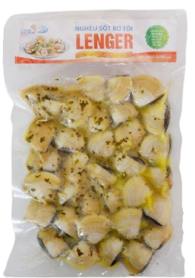 Nghêu Sốt Bơ Tỏi Lenger Gói 500g