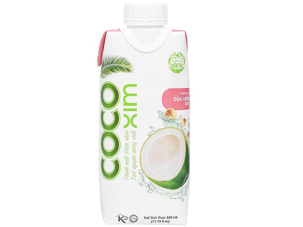 Nước Dừa Cocoxim Sen 330ml