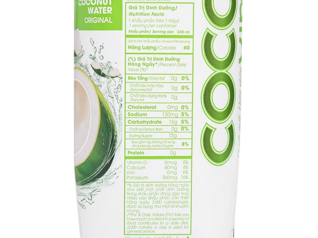 Nước Dừa Cocoxim Xanh 330ml