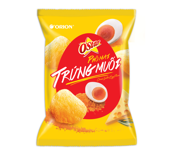 Snack O'Star pho mai trứng muối 56g