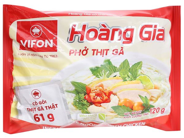 Phở gà Hoàng Gia (có thịt thật) Vifon 120g