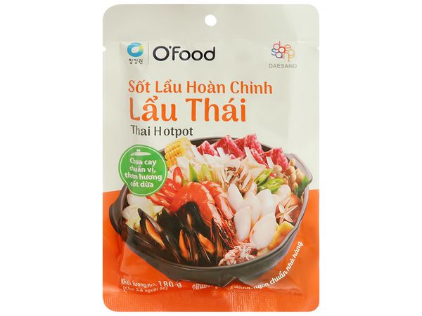 Sốt lẩu hoàn chỉnh Lẩu thái O'Food 180g