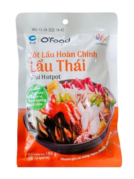 Sốt lẩu hoàn chỉnh Lẩu kim chi O'Food 180g