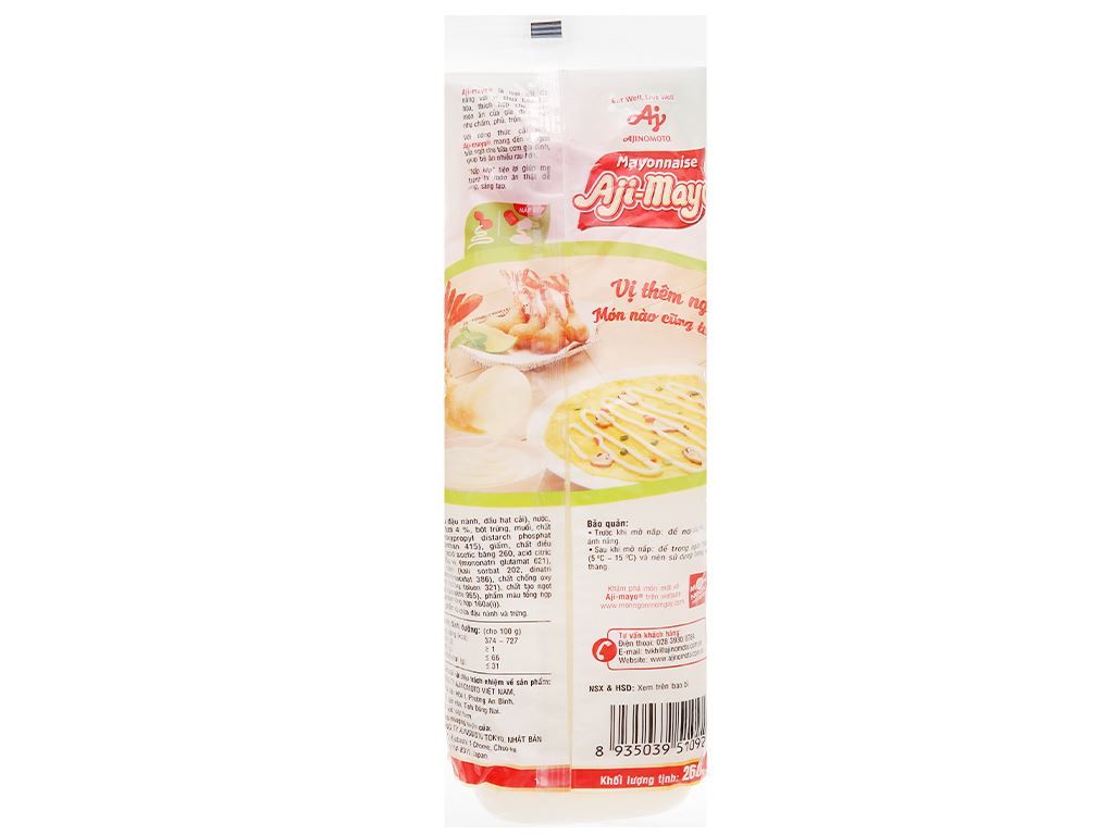 Xốt Mayonnaise Aji-mayo Tuýp 260g