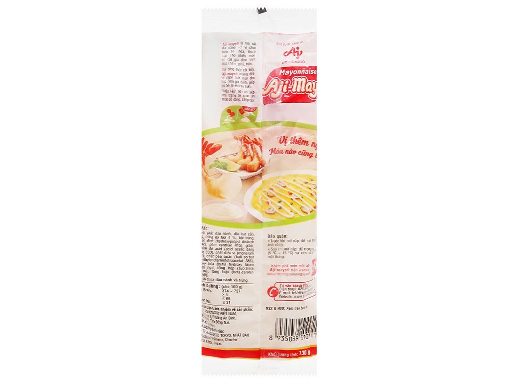 Xốt Mayonnaise Aji-mayo Chai 130g