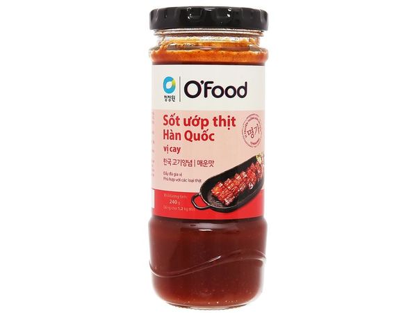 Sốt uớp thịt Hàn Quốc vị cay O'Food 240g