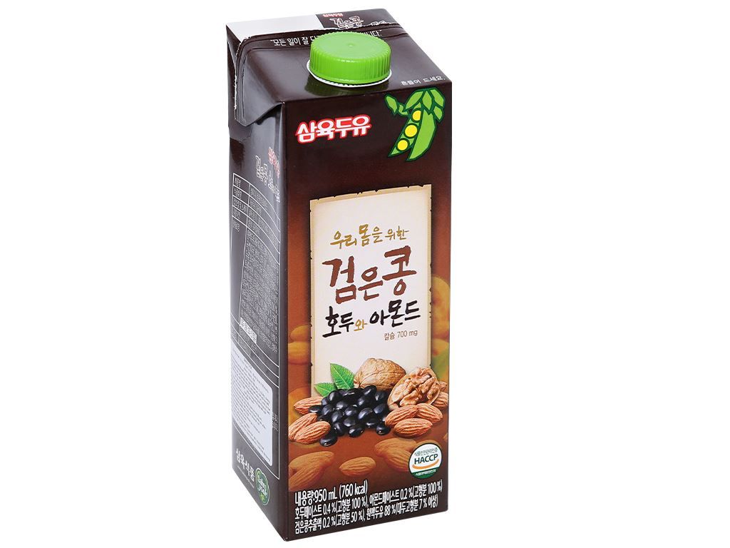 Sữa Đậu Đen - Óc Chó Hanh Nhân Hộp 950ml