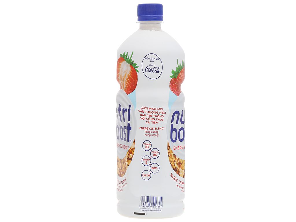 Sữa và Nước trái cây Nutriboots Dâu 1L