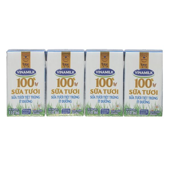 STTT ít đường VNM 4x110ml