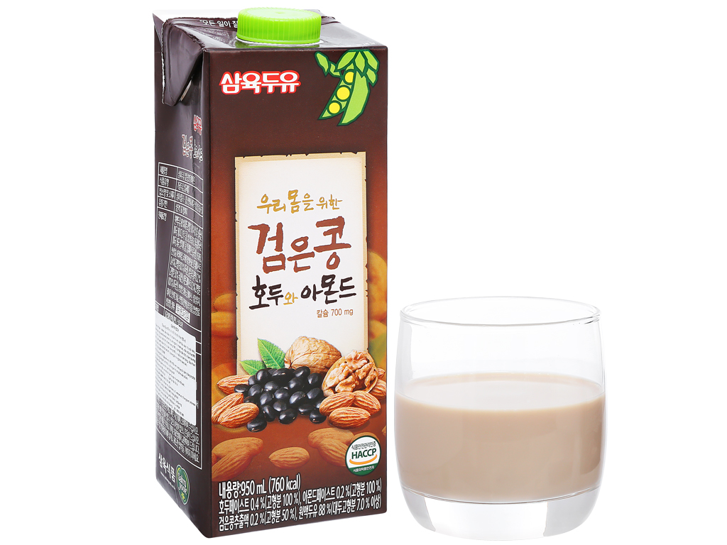 Sữa Đậu Đen - Óc Chó Hanh Nhân Hộp 950ml