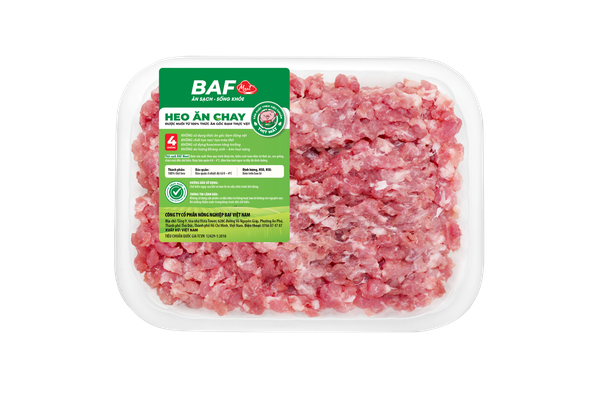 Thịt heo ăn chay xay BAF 500g