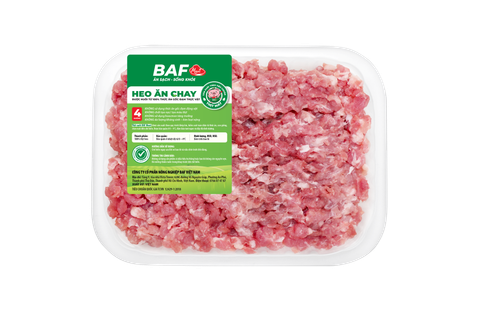 Thịt heo ăn chay xay BAF 500g